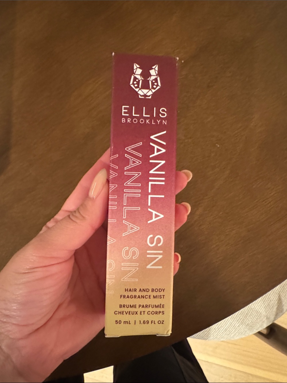 Ellis Brooklyn Vanilla Sin Hair & Body Fragrance Mist - Pink to Gold